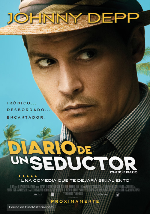 The Rum Diary - Chilean Movie Poster