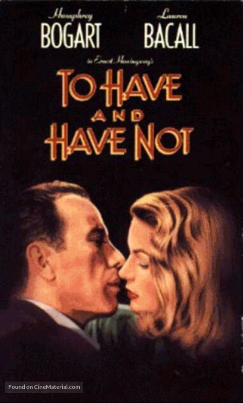 To Have and Have Not - Movie Cover