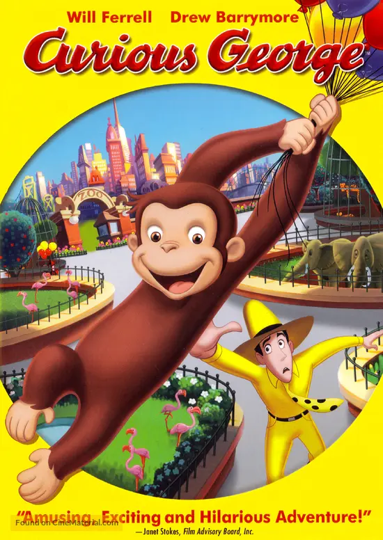 Curious George - DVD movie cover