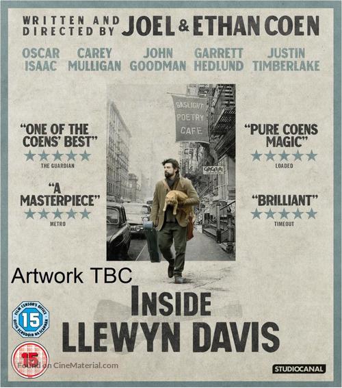 Inside Llewyn Davis - British Blu-Ray movie cover