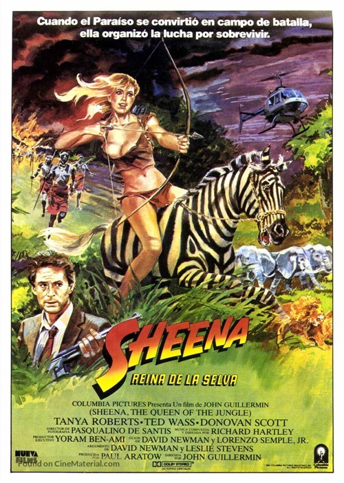 Sheena - Spanish Movie Poster