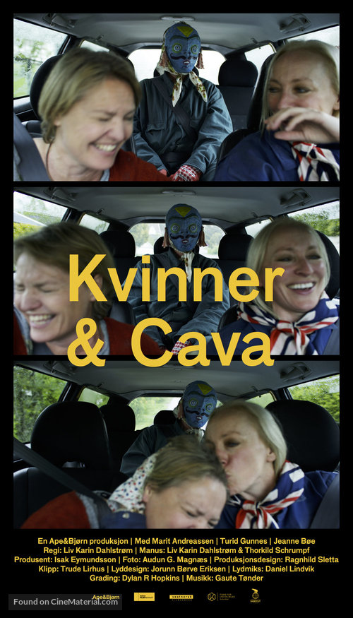 Kvinner&amp;Cava - Norwegian Movie Poster