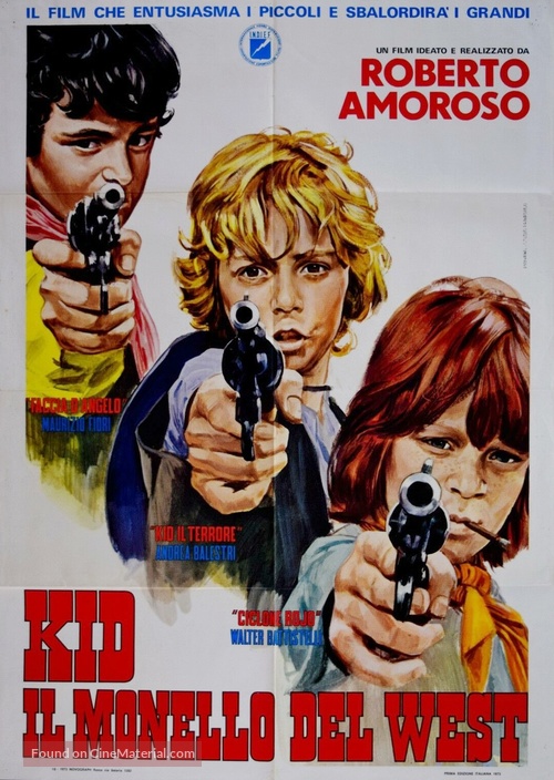 Kid il monello del west - Italian Movie Poster