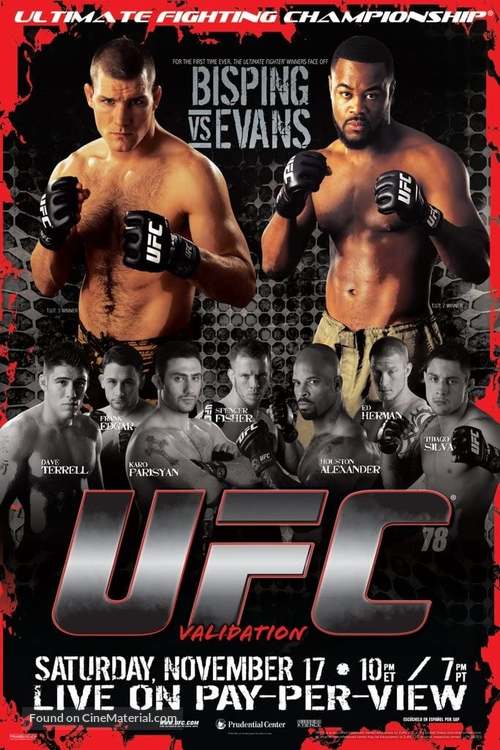 UFC 78: Validation - Movie Poster