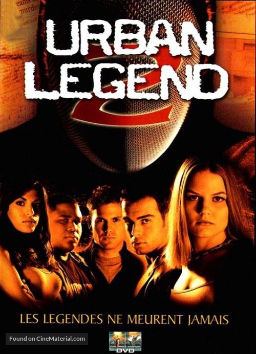 Urban Legends Final Cut - French DVD movie cover