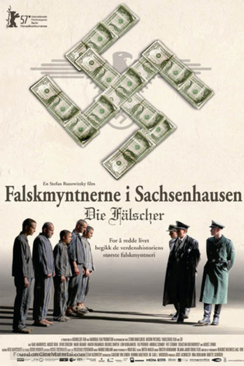 Die F&auml;lscher - Norwegian Movie Poster