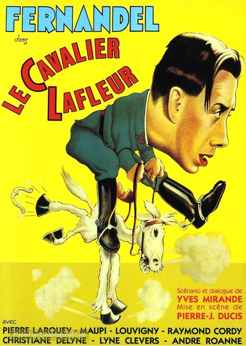 Le cavalier Lafleur - French Movie Poster