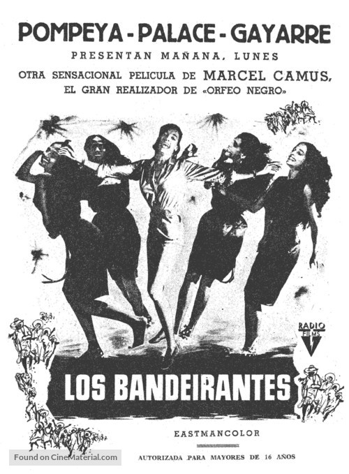 Os Bandeirantes - Spanish Movie Poster