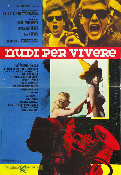 Nudi per vivere - Italian Movie Poster