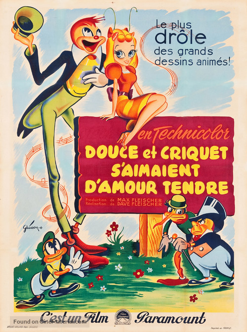 Mr. Bug Goes to Town - French Movie Poster