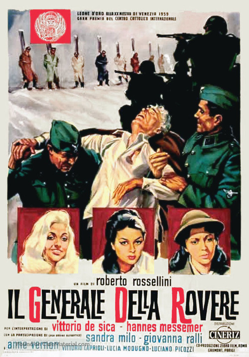 Il generale della Rovere - Italian Movie Poster