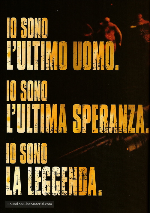 I Am Legend - Italian Movie Poster