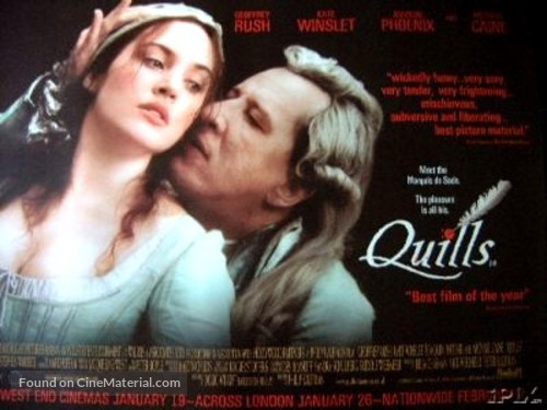 Quills - British Movie Poster