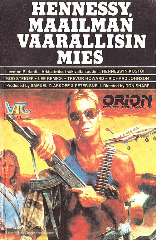 Hennessy - Finnish VHS movie cover