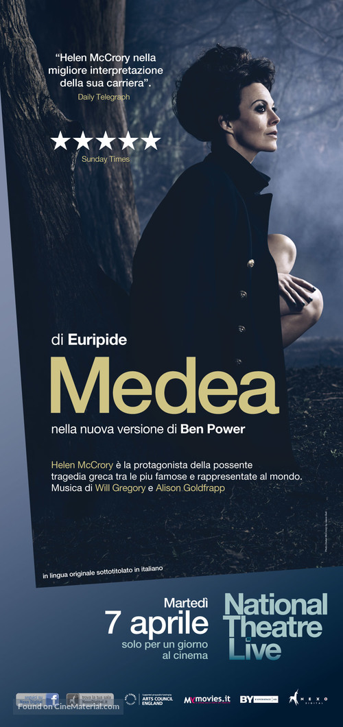 National Theatre Live: Medea - Italian Movie Poster