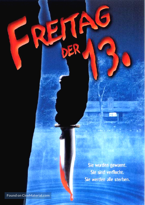 Friday the 13th - German DVD movie cover