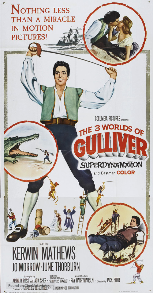 The 3 Worlds of Gulliver - Movie Poster