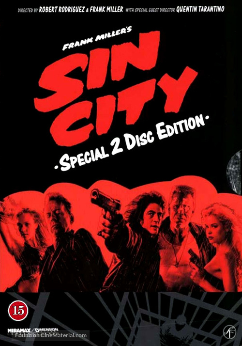 Sin City - Danish DVD movie cover
