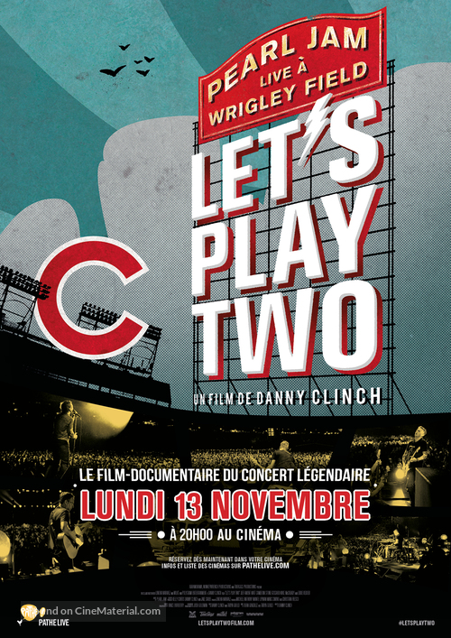 Pearl Jam: Let&#039;s Play Two - French Movie Poster