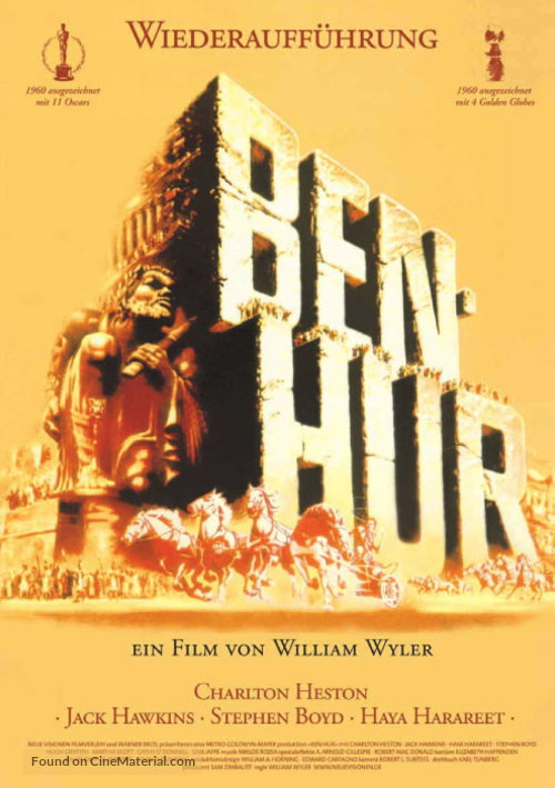 Ben-Hur - German Movie Poster