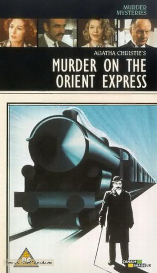 Murder on the Orient Express - British VHS movie cover