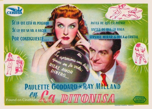 The Crystal Ball - Spanish Movie Poster