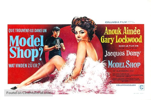 Model Shop - Belgian Movie Poster