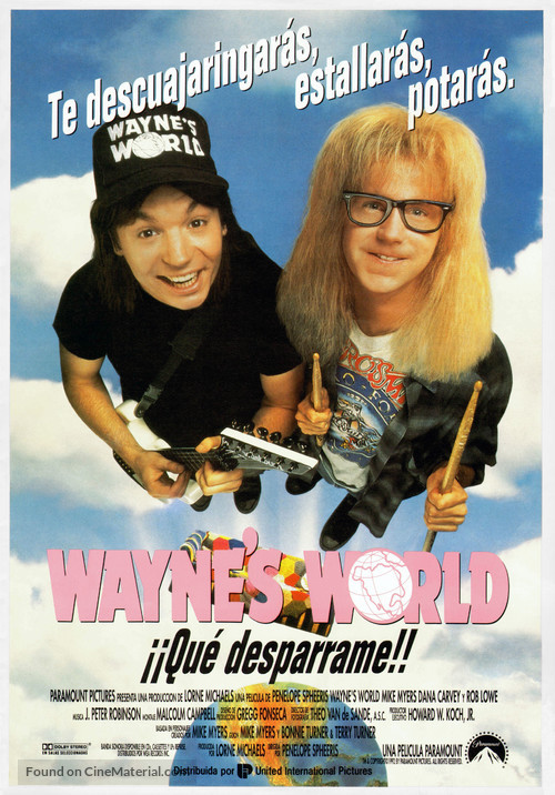 Wayne&#039;s World - Spanish Movie Poster