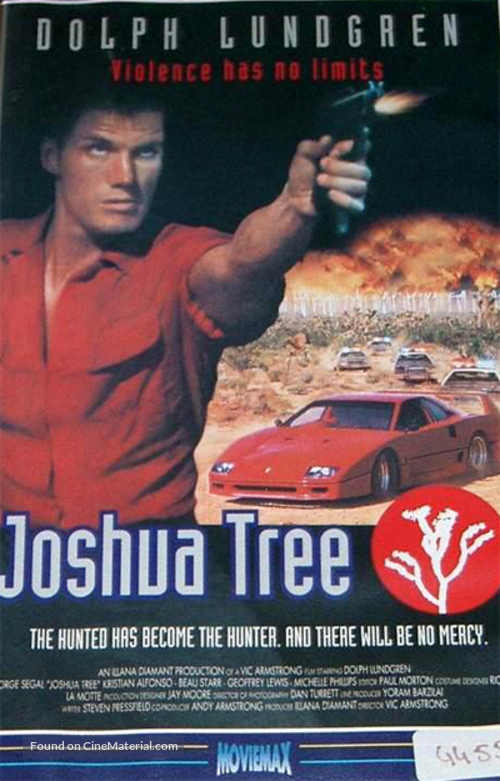 Joshua Tree - Dutch VHS movie cover