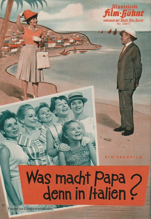 Was macht Papa denn in Italien? - German poster