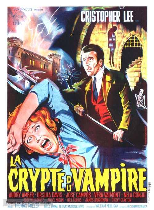 La cripta e l&#039;incubo - French Movie Poster