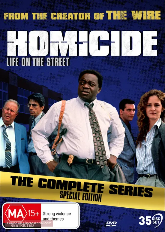 "Homicide: Life on the Street" - Australian Movie Cover