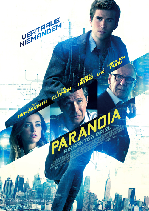 Paranoia - Swiss Movie Poster