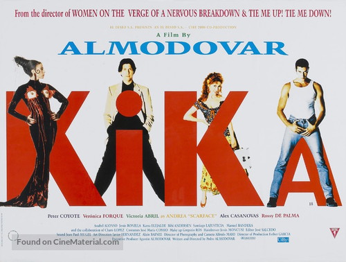 Kika - British Movie Poster