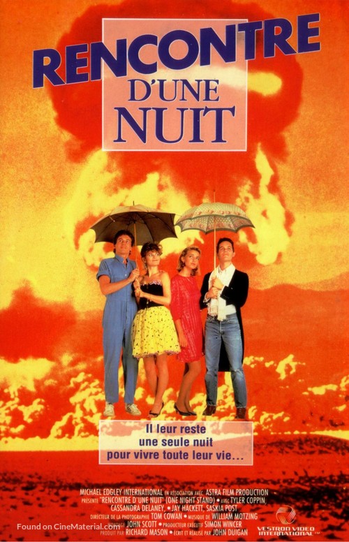 One Night Stand - French VHS movie cover