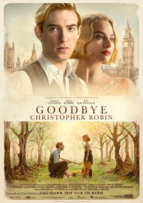 Goodbye Christopher Robin - German Movie Poster