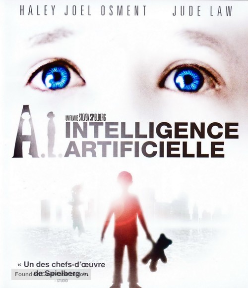 Artificial Intelligence: AI - French Blu-Ray movie cover