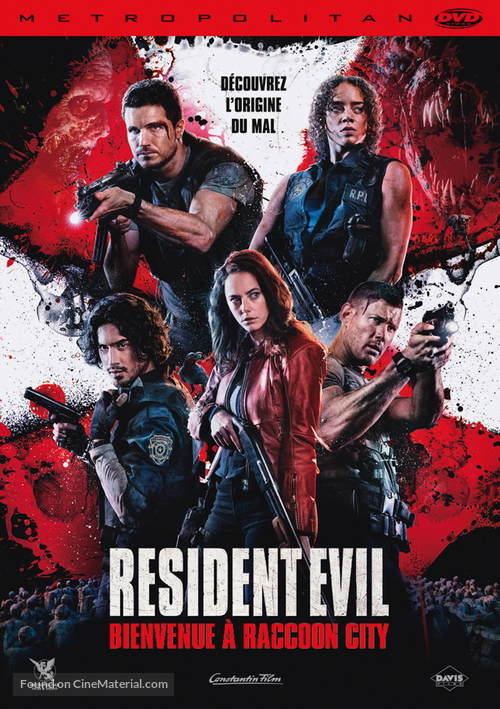 Resident Evil: Welcome to Raccoon City - French DVD movie cover