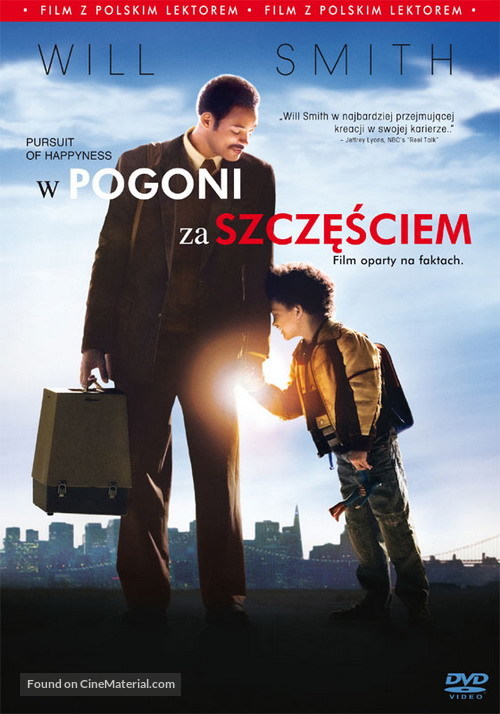 The Pursuit of Happyness - Polish DVD movie cover