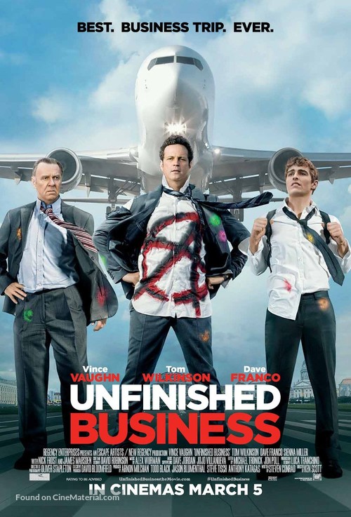 Unfinished Business - Singaporean Theatrical movie poster