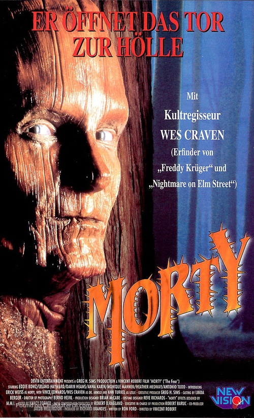 The Fear - German VHS movie cover