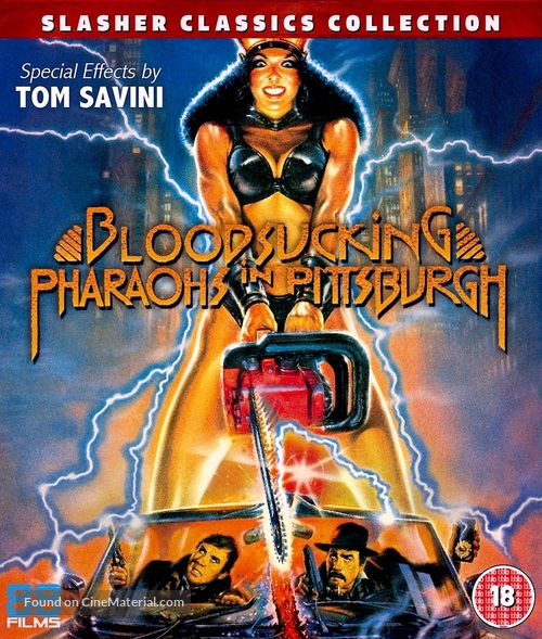Bloodsucking Pharaohs in Pittsburgh - British Blu-Ray movie cover