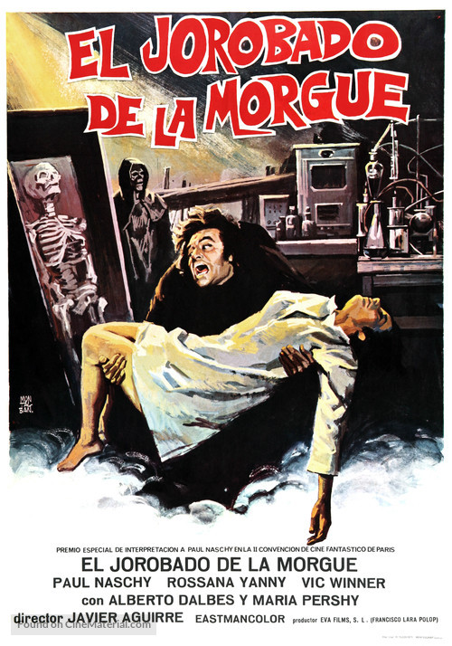 El jorobado de la Morgue - Spanish Movie Poster