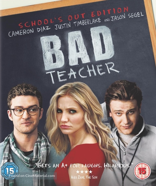 Bad Teacher - British Blu-Ray movie cover