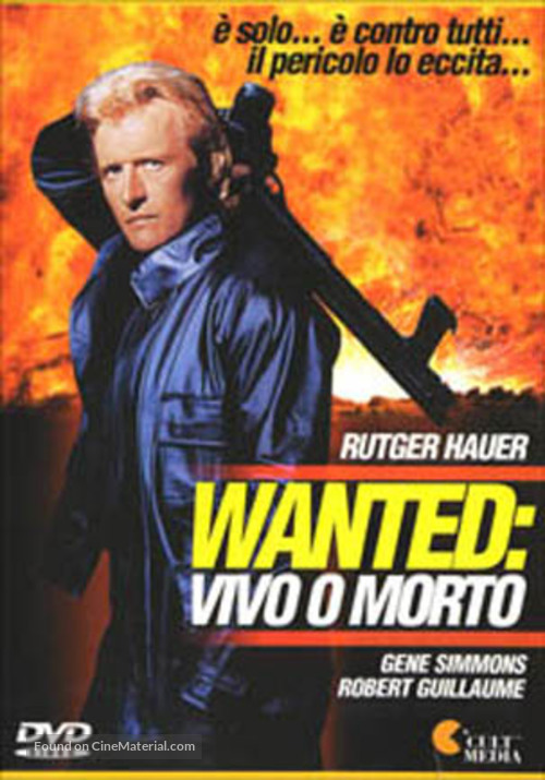 Wanted Dead Or Alive - Italian DVD movie cover