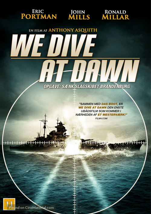 We Dive at Dawn - Danish Movie Cover