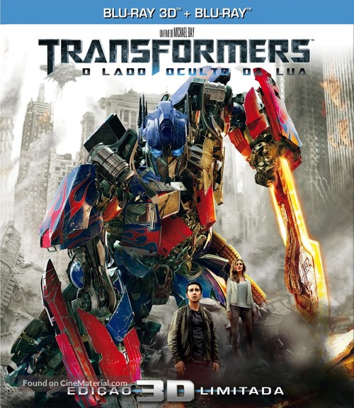 Transformers: Dark of the Moon - Brazilian Blu-Ray movie cover
