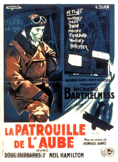 The Dawn Patrol - French Movie Poster