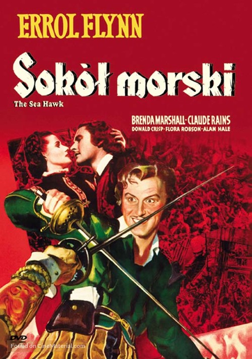 The Sea Hawk - Polish DVD movie cover