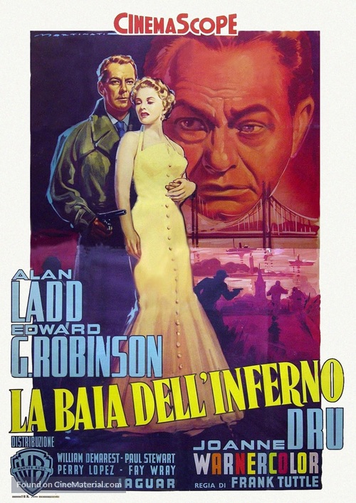 Hell on Frisco Bay - Italian Movie Poster